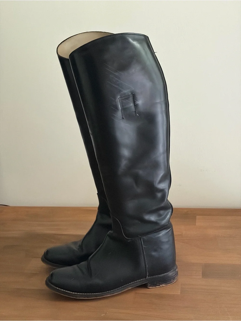 Colt Cromwell Boston MA Vintage Black Leather Equestrian Riding Boots Size 6